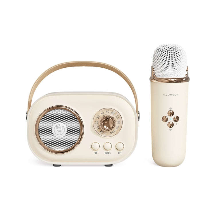 C20 Plus Multifunctional Karaoke Bluetooth Speaker With Microphone (Beige)