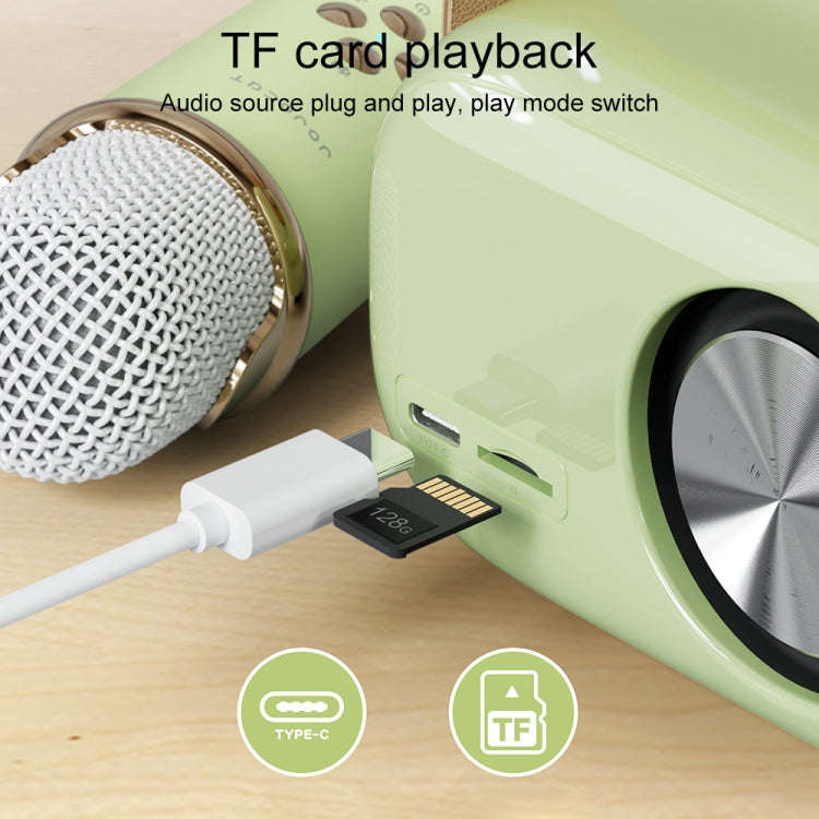 C20 Plus Multifunctional Karaoke Bluetooth Speaker With Microphone (White)