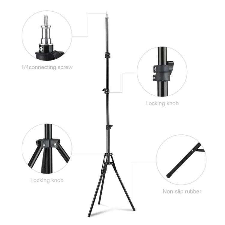 XTUGA UL-03 Live Light Tripod Lift Floor Microphone Stand
