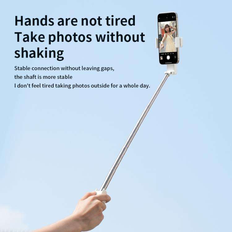 i6 Mini Bluetooth Selfie Stick Phone Holder (White)