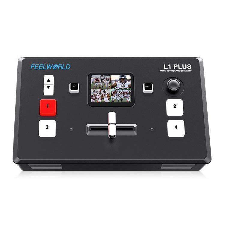 FEELWORLD L1 PLUS Multi-camera Video Mixer Switcher Touch Screen PTZ Control USB3.0 Fast Streamin...
