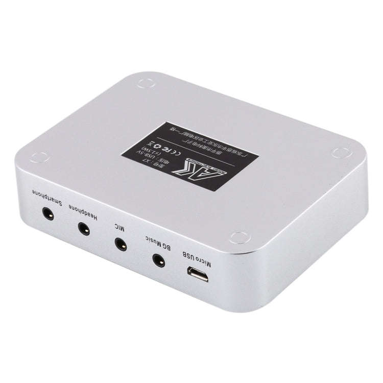 X7 Live Broadcast Audio USB Headset Microphone Webcast Entertainment Streamer Sound Card for Phon...