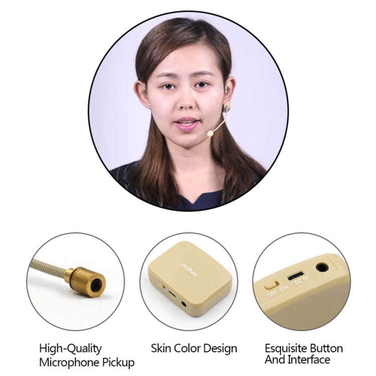 ASiNG WM03 2.4GHz Wireless Audio Transmission Electronic Pickup Microphone, Transmission Distance...