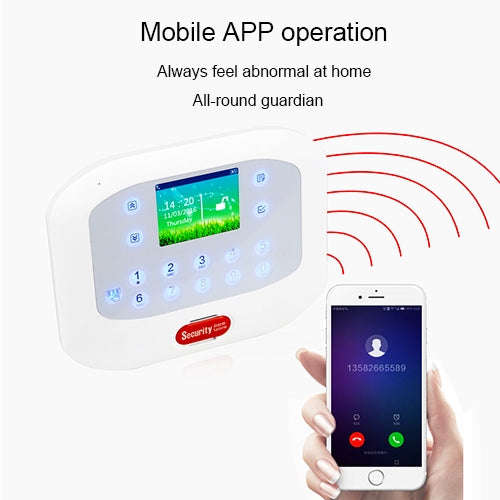 DY-GSM50A 8 in 1 Kit  315MHz / 433MHz Wireless GSM/PSTN Intelligent Anti-Burglar Alarm System, To...