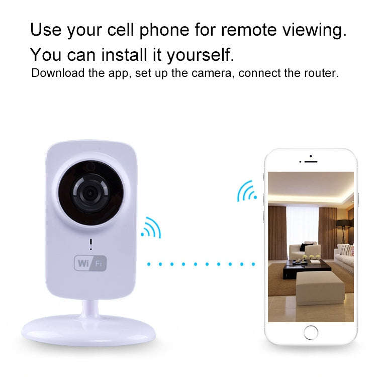 JD-C8310-S1 1.0MP Two-Way Audio Smart Wireless Wifi IP Camera, Support Motion Detection & Infrare...