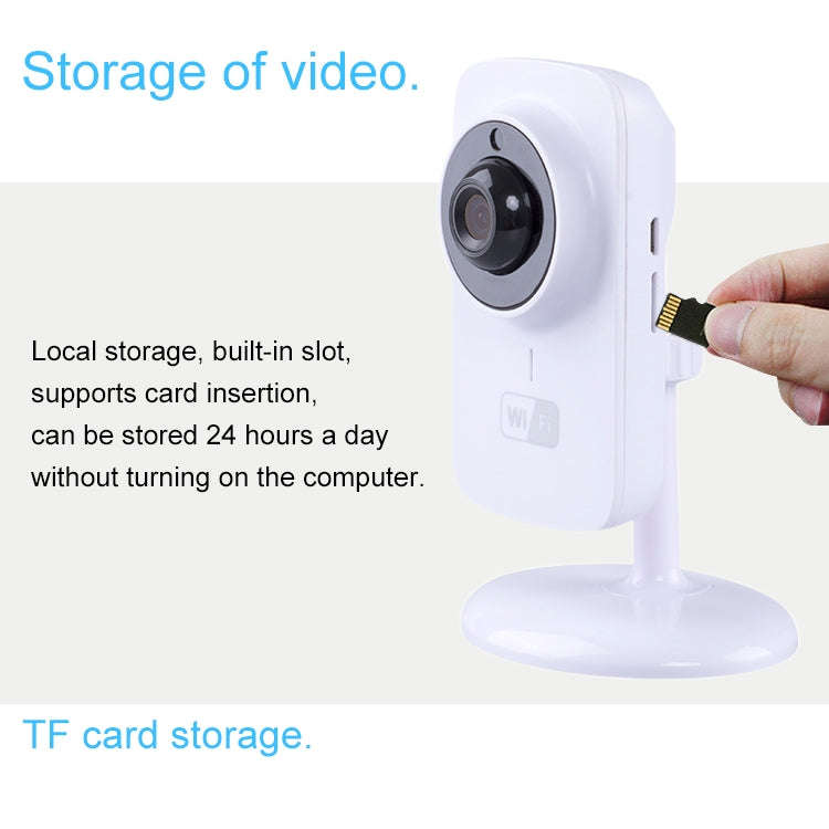 JD-C8310-S1 1.0MP Two-Way Audio Smart Wireless Wifi IP Camera, Support Motion Detection & Infrare...