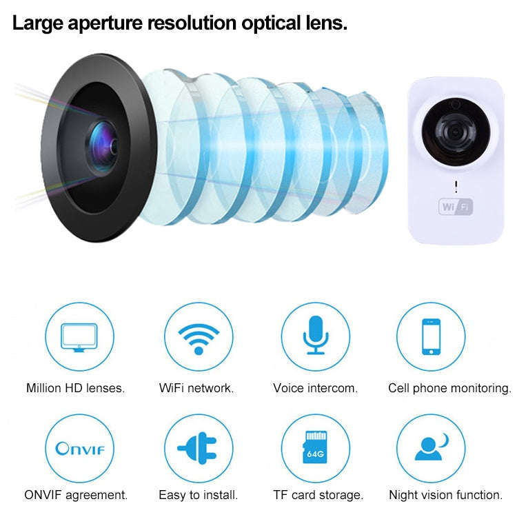 JD-C8310-S1 1.0MP Two-Way Audio Smart Wireless Wifi IP Camera, Support Motion Detection & Infrare...