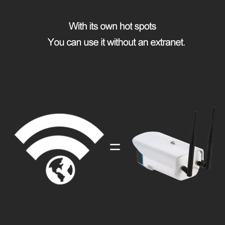 J-06 Indoor and Outdoor 1.0MP Wireless Wifi IP IR Camera, Support Infrared Night Vision / Motion ...