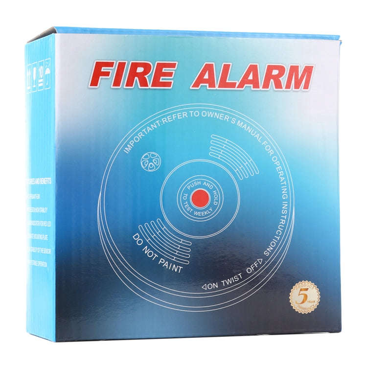 433MHz Photoelectronc Smoke and Heat Detector(White)