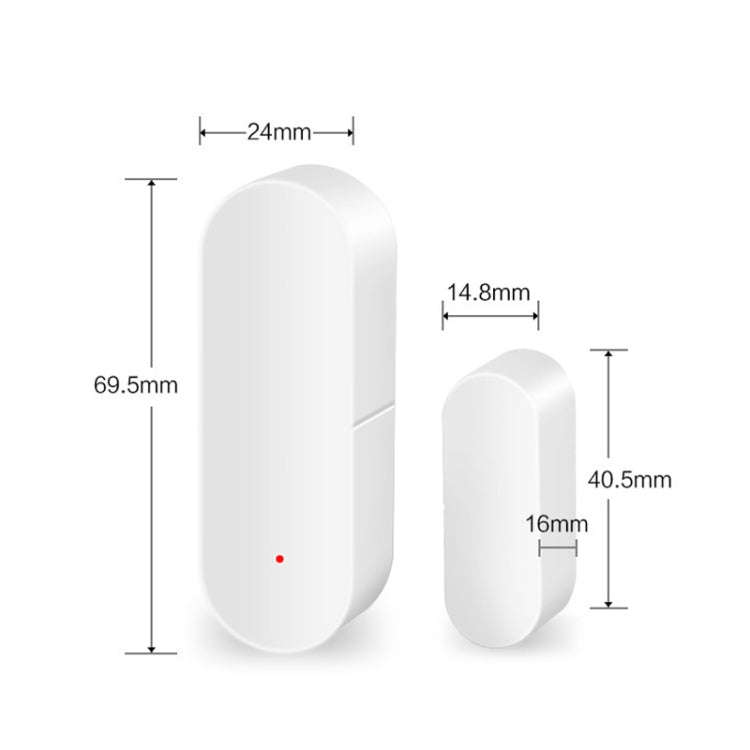 DY-MC400A WiFi Smart Linkage Home Door and Window Detector, Support Voice Control & APP Remote Co...