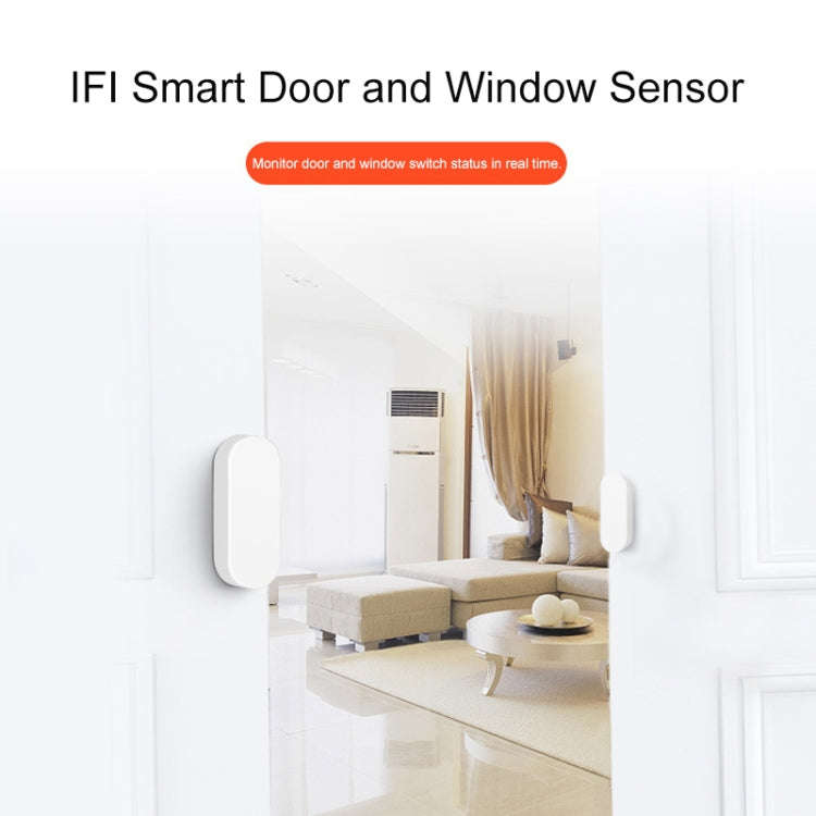 DY-MC400A WiFi Smart Linkage Home Door and Window Detector, Support Voice Control & APP Remote Co...