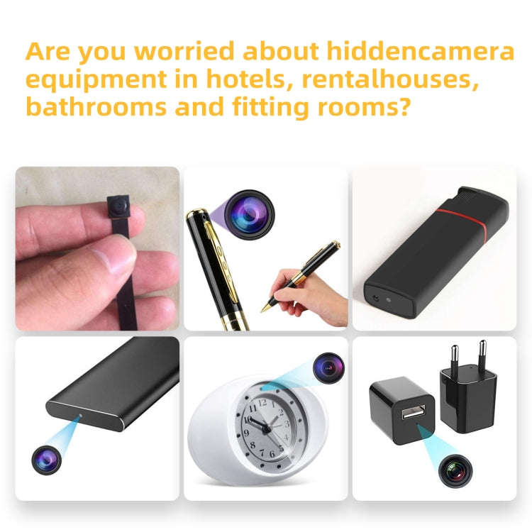 S200 Camera Detector with LED Flashlight (White)