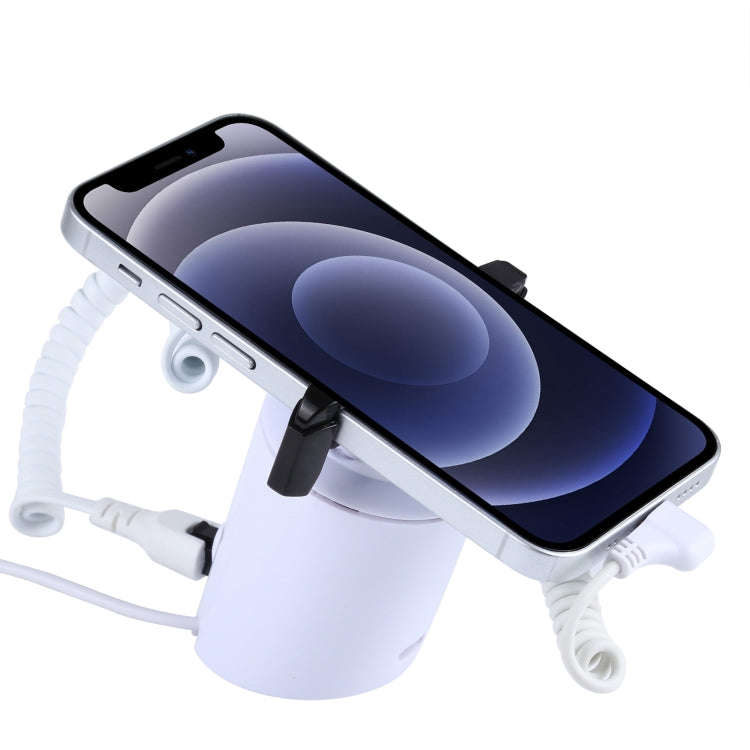 Cylindrical Display Stand Security System Burglar Alarm / Anti-theft Alarm Display Holder with In...