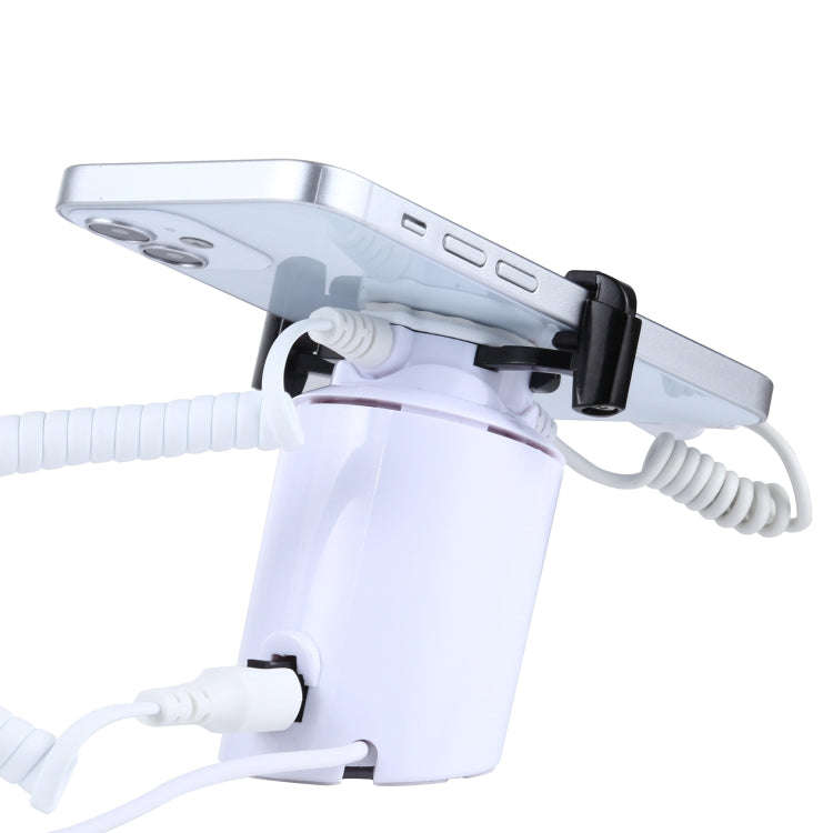 Cylindrical Display Stand Security System Burglar Alarm / Anti-theft Alarm Display Holder with In...