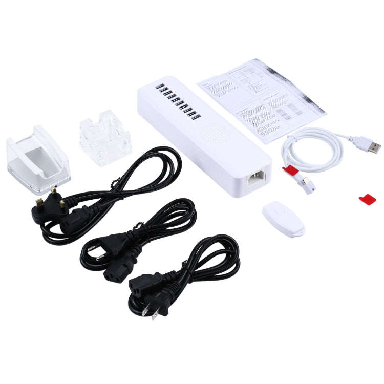 Mult-Port Security HUB + Mobile Phone Anti-theft Alarm Display Stand with Remote Control for Mobi...