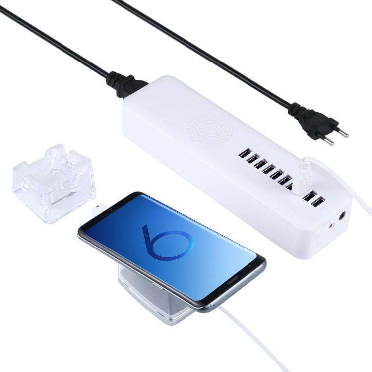 Mult-Port Security HUB + Mobile Phone Anti-theft Alarm Display Stand with Remote Control for Mobi...