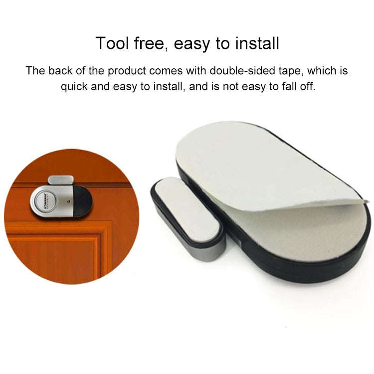 DOBERMAN SE-0701 Oval Household Anti-theft Door and Window Magnetic Spring Sensor Super Loud Simp...