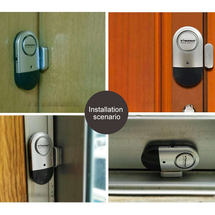 DOBERMAN SE-0701 Oval Household Anti-theft Door and Window Magnetic Spring Sensor Super Loud Simp...