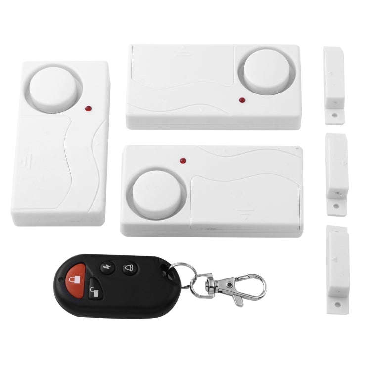 Home Security Wireless Remote Control Door Window Siren Magnetic Sensor Alarm Warning, 1 Remote C...