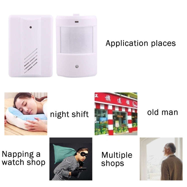 YF-0155 Good Safe Wireless Electro Guard Watch Remote Detective System Kit for Home Office, 1 x R...