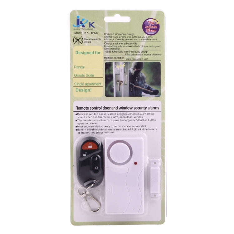 Home Security Wireless Remote Control Door Window Siren Magnetic Sensor Alarm Warning, 1 Remote C...
