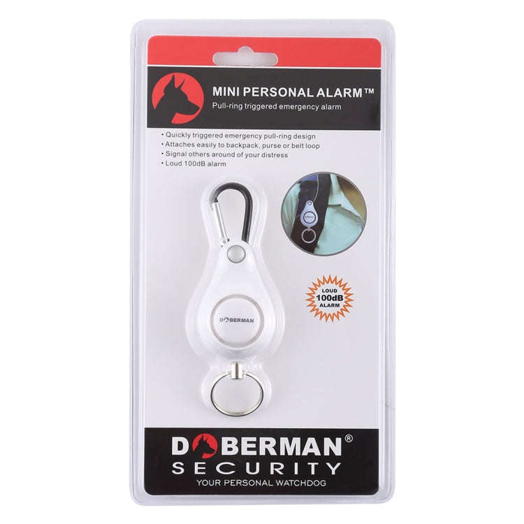 DOBERMAN Key-chain Personal Security Alarm Pull Ring Triggered Anti-attack Safety Emergency Alarm...