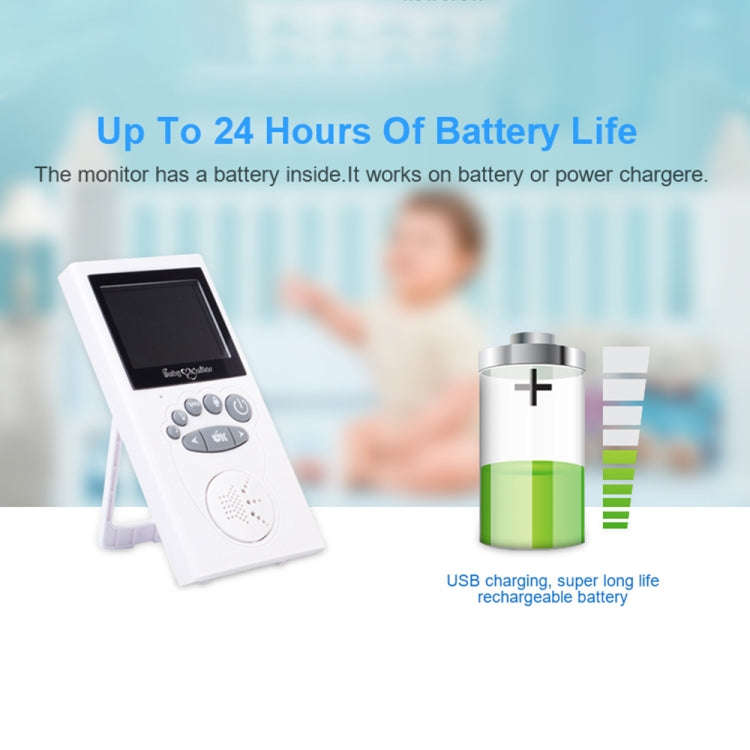 WLSES GB101 2.4 inch Wireless Surveillance Camera Baby Monitor, UK Plug