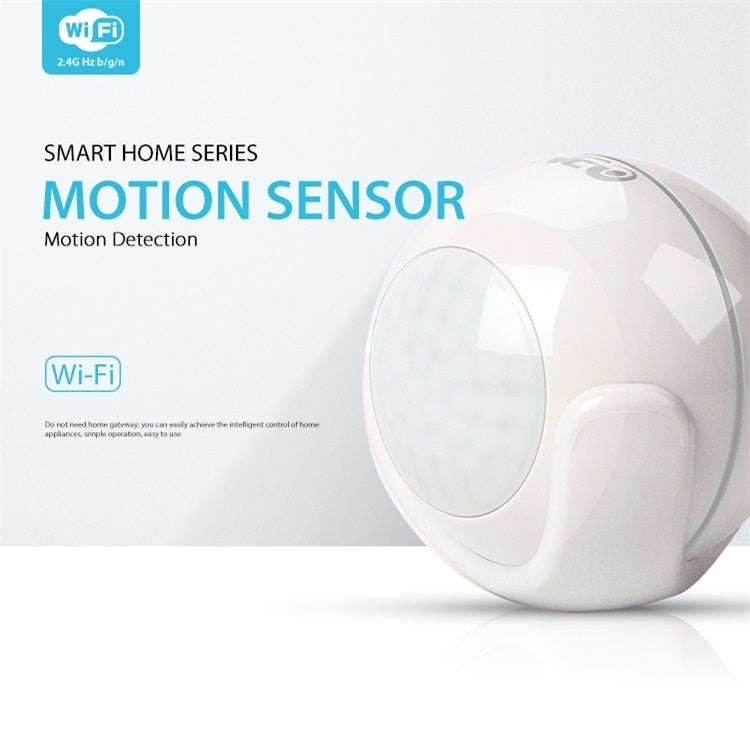 NEO NAS-PD01W Wireless WiFi PIR Detector Motion Sensor, Support Android / IOS systems & Ultra-bri...