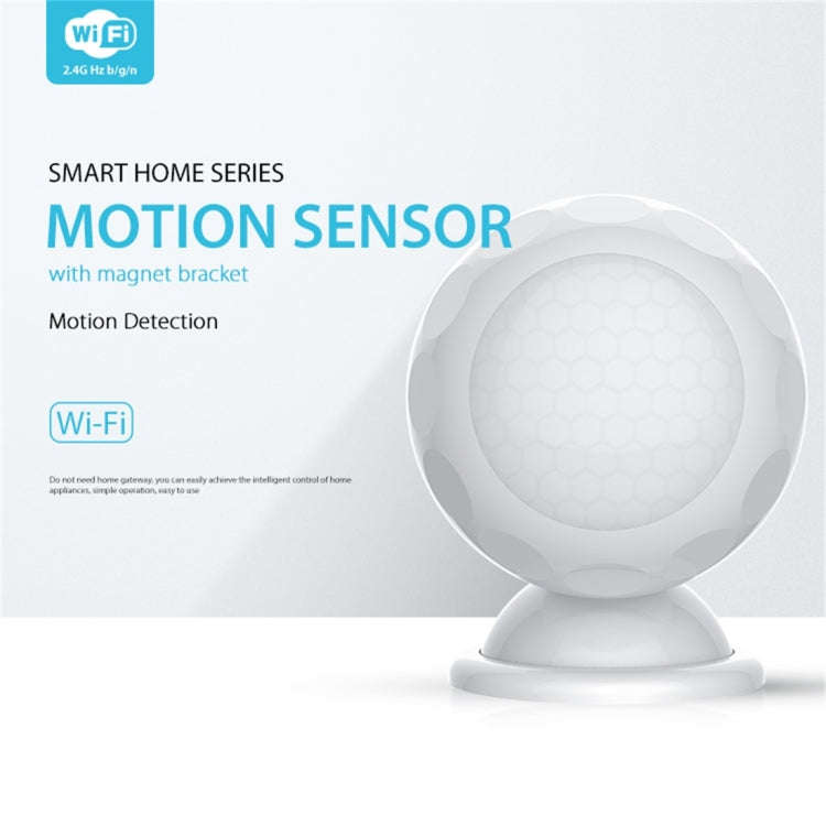 NEO NAS-PD02W Wireless WiFi PIR Detector Motion Sensor, with Magnet Bracket & Support Android / I...