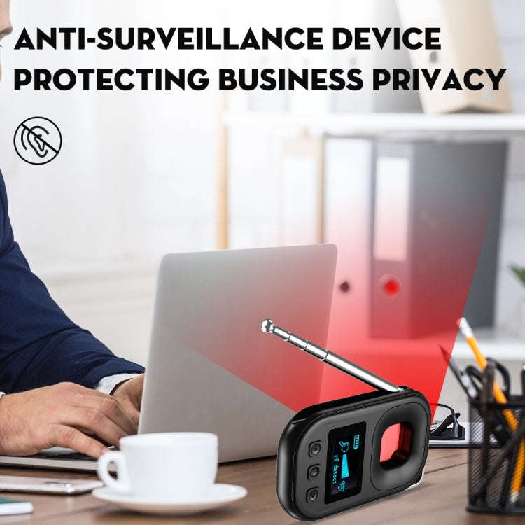 T03 Multi-function Camera Detector Scanner Anti-Peep Eavesdropping Anti-Monitoring Signal Detecto...