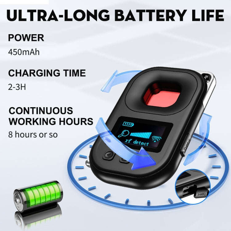 T03 Multi-function Camera Detector Scanner Anti-Peep Eavesdropping Anti-Monitoring Signal Detecto...