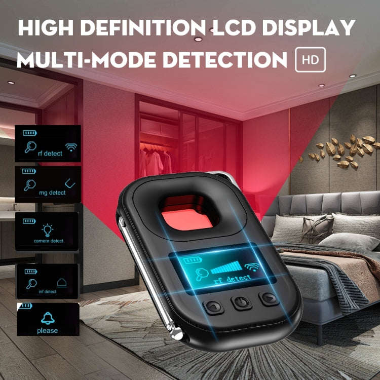 T03 Multi-function Camera Detector Scanner Anti-Peep Eavesdropping Anti-Monitoring Signal Detecto...