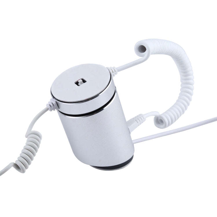 Aluminum Shell Cylindrical Display Stand Digital Magnetic Security System Burglar Alarm / Anti-th...