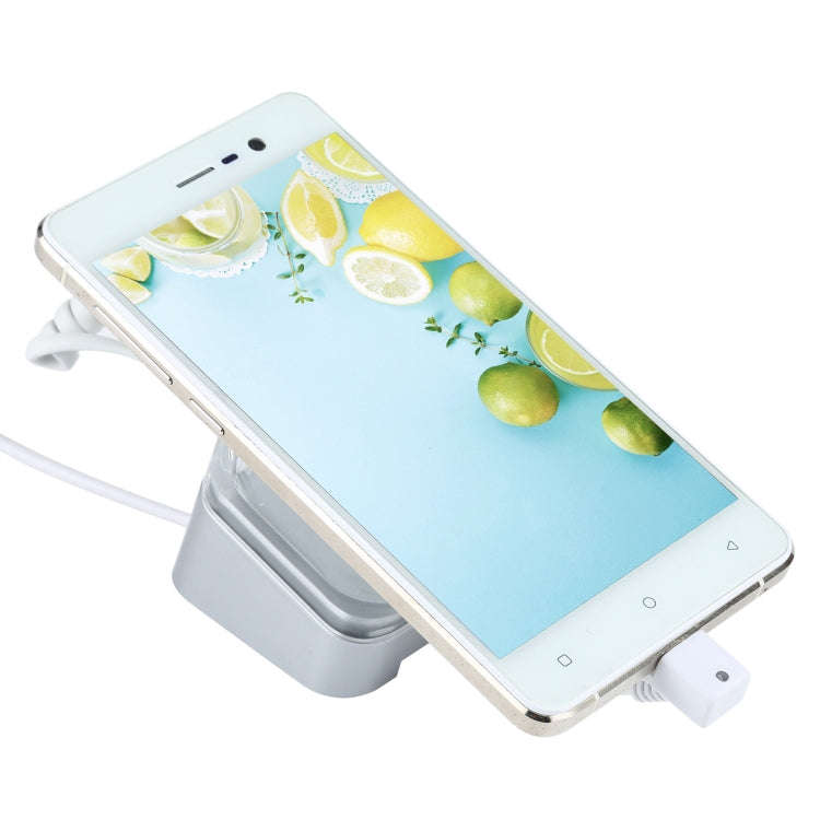 Mobile Phone Anti-theft Alarm Display Stand with Remote Control for Mobile Phones with Micro-USB ...