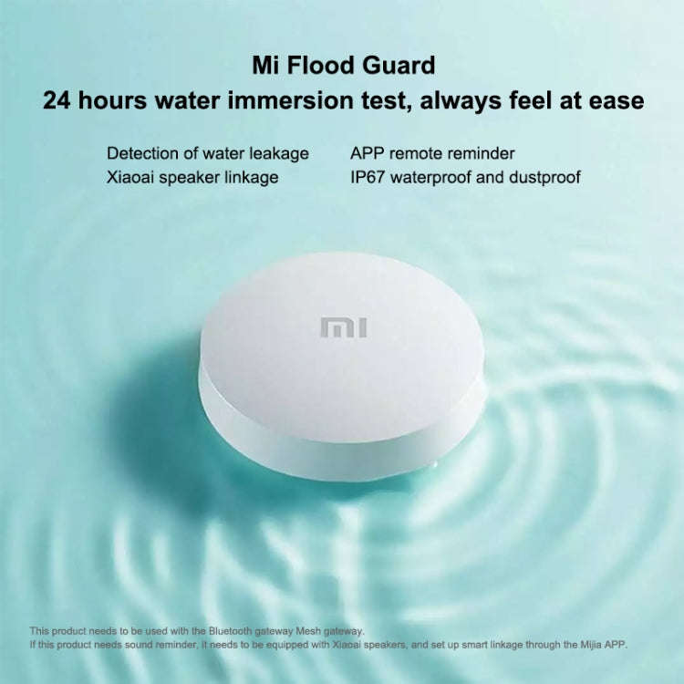 Original Xiaomi Wireless Bluetooth Flood Guard Intelligently Detects Water Leakage Xiaoai Speaker...