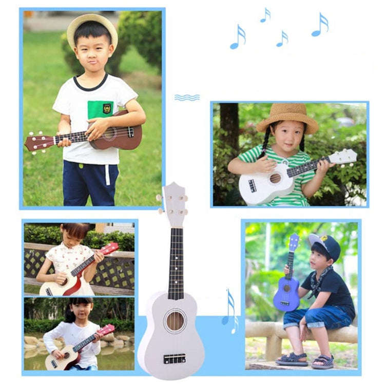 HM100 21 inch Basswood Ukulele Children Musical Enlightenment Instrument(Magenta)