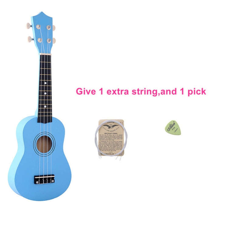 HM100 21 inch Basswood Ukulele Children Musical Enlightenment Instrument(Baby Blue)