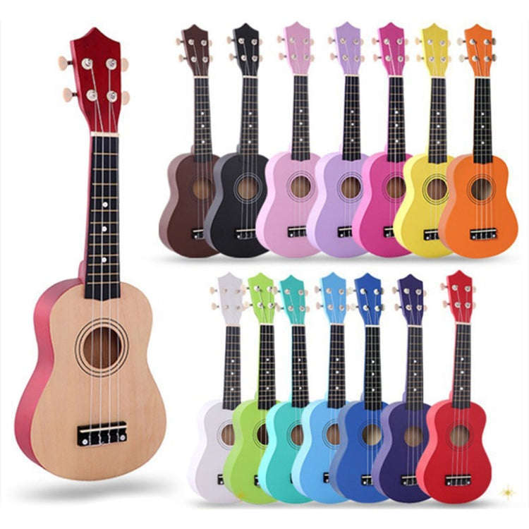 HM100 21 inch Basswood Ukulele Children Musical Enlightenment Instrument(Magenta)