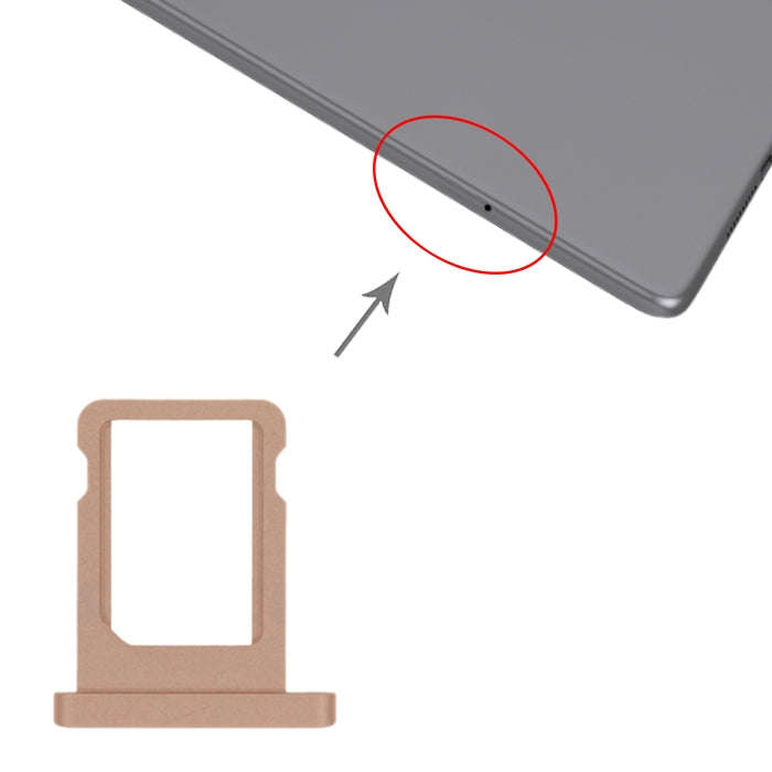 SIM Card Tray for iPad mini (2019) / mini 5 A2124 A2125 A2126 A2133(Gold)