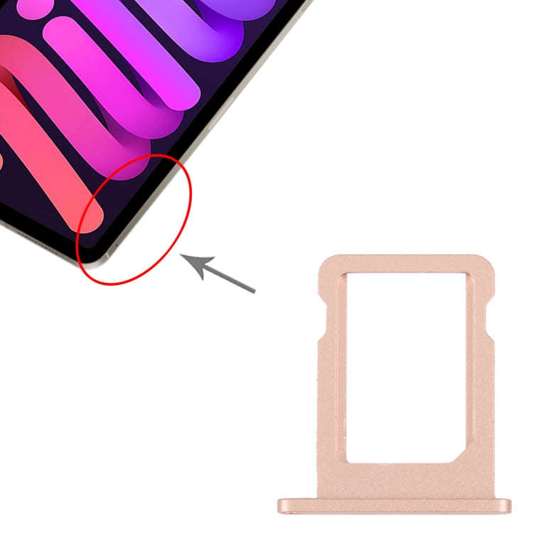 SIM Card Tray for iPad Mini 2021 A2568 (Rose Gold)