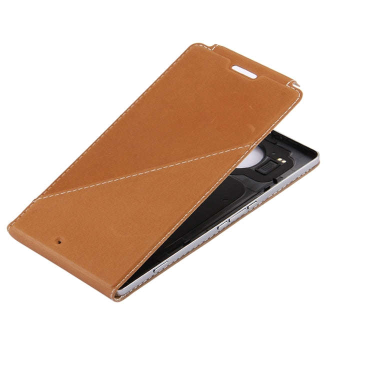 Vertical Flip Genuine Leather Case + QI Wireless Standard Charging Back Cover For Microsoft Lumia...