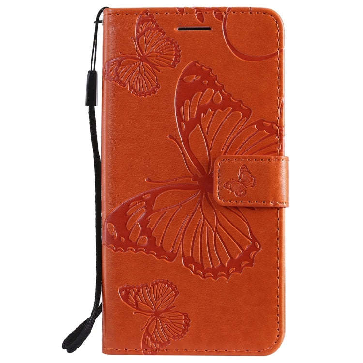 Butterfly Embossing Pattern Horizontal Flip Leather Case for Motorola Moto G7 Play, with Card Slo...