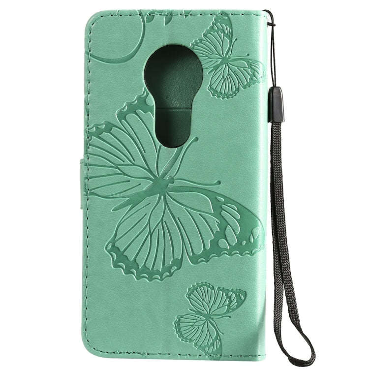Butterfly Embossing Pattern Horizontal Flip Leather Case for Motorola Moto G7 Play, with Card Slo...
