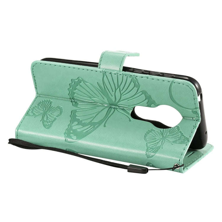 Butterfly Embossing Pattern Horizontal Flip Leather Case for Motorola Moto G7 Play, with Card Slo...