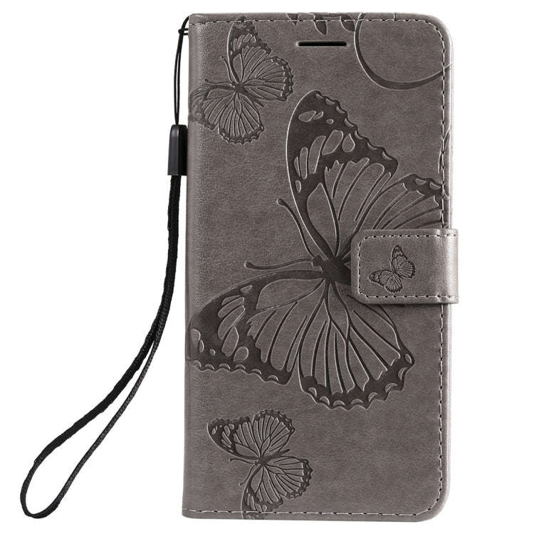 Butterfly Embossing Pattern Horizontal Flip Leather Case for Motorola Moto G7 Play, with Card Slo...