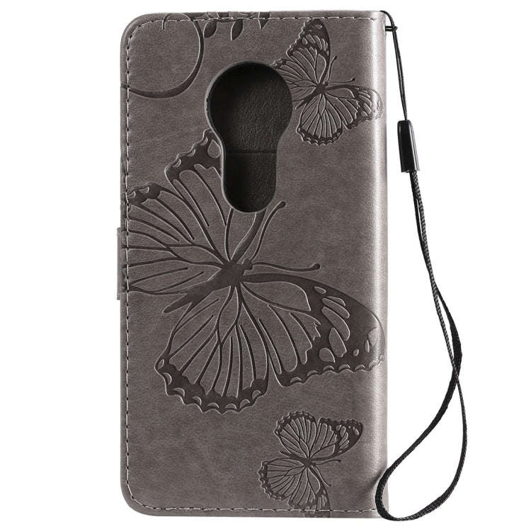 Butterfly Embossing Pattern Horizontal Flip Leather Case for Motorola Moto G7 Play, with Card Slo...