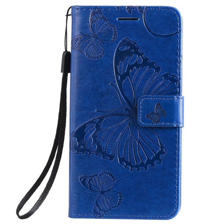 Butterfly Embossing Pattern Horizontal Flip Leather Case for Motorola Moto G7 Play, with Card Slo...
