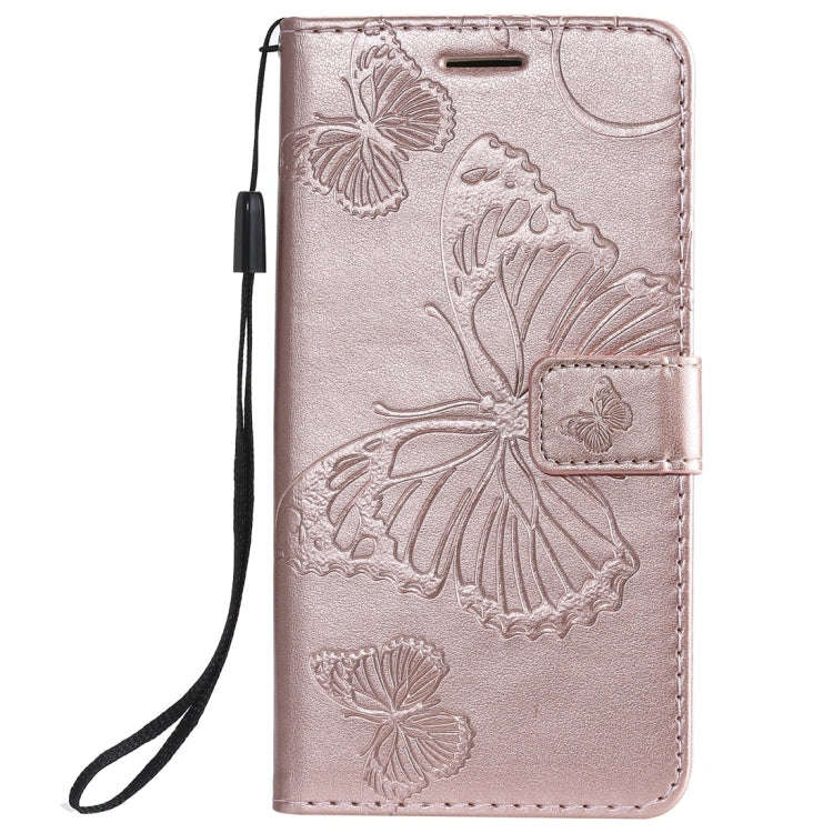 Butterfly Embossing Pattern Horizontal Flip Leather Case for Motorola Moto G7 Play, with Card Slo...