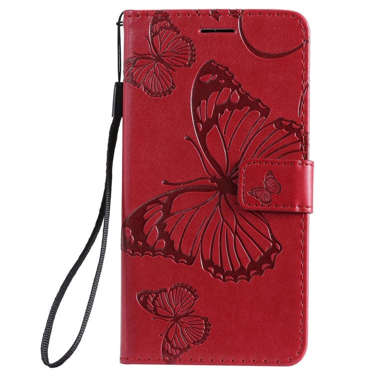 Butterfly Embossing Pattern Horizontal Flip Leather Case for Motorola Moto G7 Play, with Card Slo...