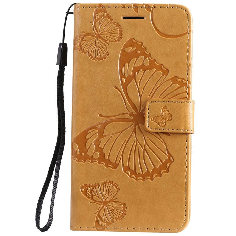 Butterfly Embossing Pattern Horizontal Flip Leather Case for Motorola Moto G7 Play, with Card Slo...